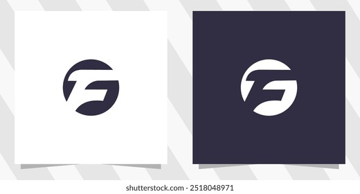 Vector de diseño de logotipo de letra F