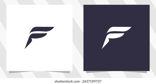 letter f logo design vector