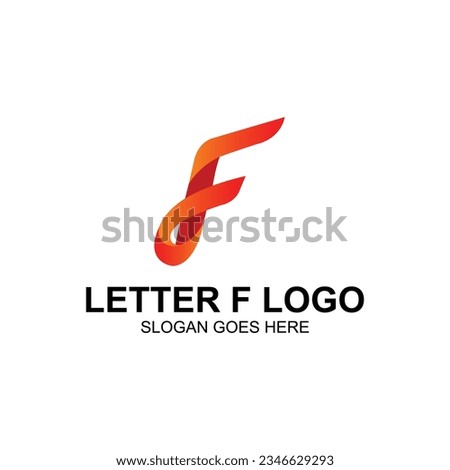 Letter F logo design vector art latter mark logo