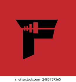 Letter F Logo ,Fitness Gym logo. fitness vector logo design for gym and fitness