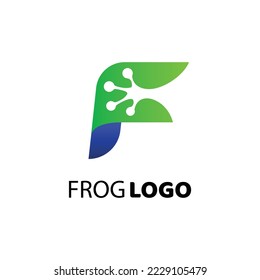 letter f logo and frog logo