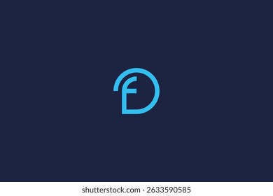 letter f logo icon concept vector logo design template elements