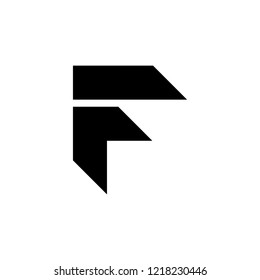 Letter F logo. Icon design. Template elements - vector sign