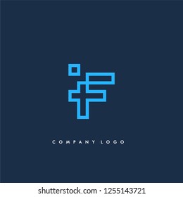 Letter F logo icon design template elements. No. 1