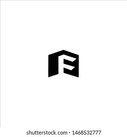 Letter F logo icon design template elements