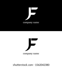 Letter F logo icon design template elements 