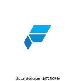 Letter F logo icon design template elements - Illustration