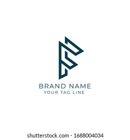 Letter F logo icon design template elements