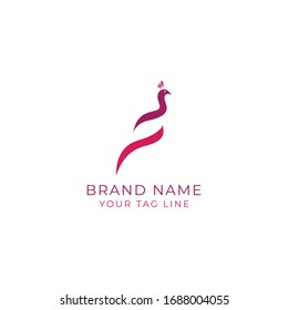 Letter F logo icon design template elements
