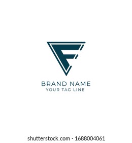 Letter F logo icon design template elements