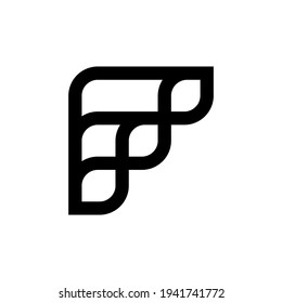 Letter F logo. Icon design. Template elements - vector sign