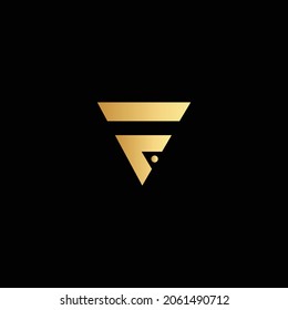 Letter F Logo Icon Design Template. Technology Abstract Vector Logotype