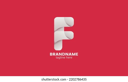 Letter F logo icon design template elements. Vector illustration of abstract icon based on the letter F. Letter F logo icon design template elements. 