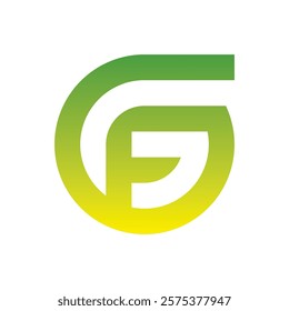 Letter F logo icon design template.