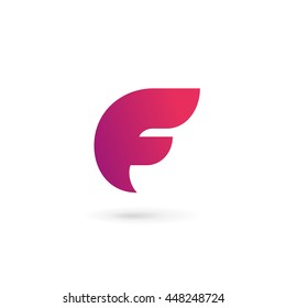 Letter F logo icon design template elements