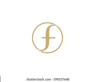 Letter F logo icon design template .  Luxury monogram for hotel, restaurant, boutique shop, fashion store .