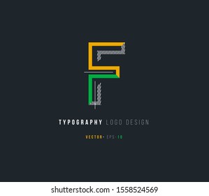Letter F logo icon vector template.