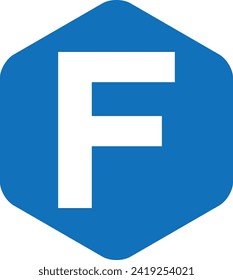 Letter F logo icon vector