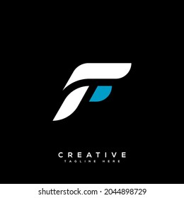 Letter F Logo initial design vector illustration template design