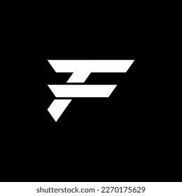 Logotipo de letra F, Monograma F, Logotipo inicial F, Logotipo F