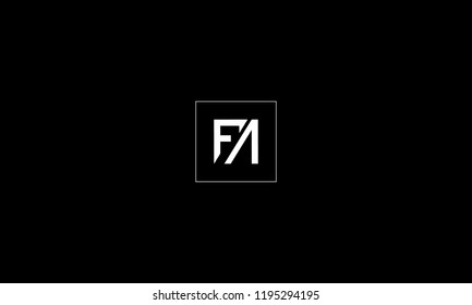 Letter F Logo Negative Space Effect Stock Vector (Royalty Free ...