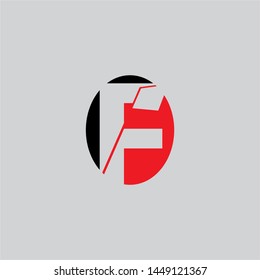 Letter F Logo New Vector