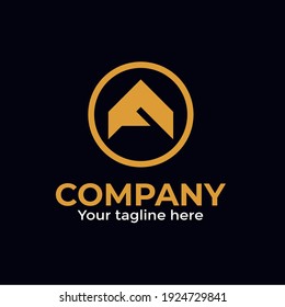 Letter A or F Logo. Premium Vector Logo. Beautiful Minimalist Logotype design for branding, Elegant identity design.