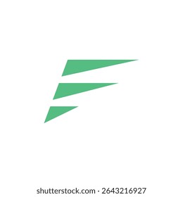 Letter F Logo Set – Minimalist and Modern Flat Vector Icons