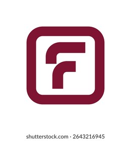 Letter F Logo Set – Minimalist and Modern Flat Vector Icons