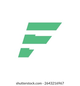 Letter F Logo Set – Minimalist and Modern Flat Vector Icons
