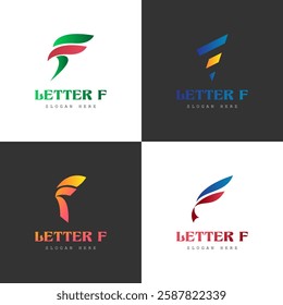 Letter F Logo Stock Illustrations Vector Graphics