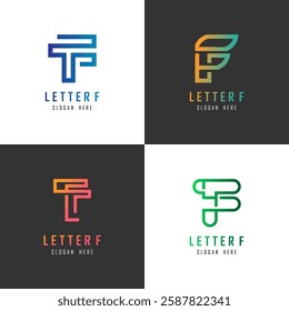 Letter F Logo Stock Illustrations Vector Graphics