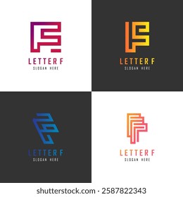 Letter F Logo Stock Illustrations Vector Graphics