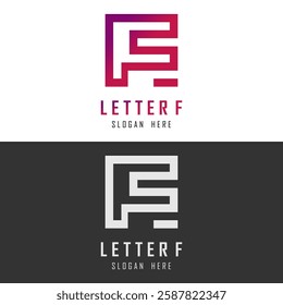 Letter F Logo Stock Illustrations Vector Graphics