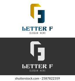 Letter F Logo Stock Illustrations Vector Graphics