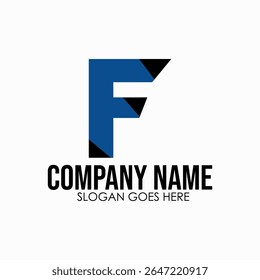 Letter F logo for strong brand identity