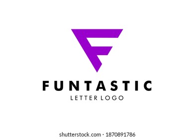 Letter F Logo : Suitable for Company Theme, Technology Theme, Initial Theme, Infographics and Other Graphic Related Assets.