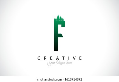 Letter F logo or symbol template design