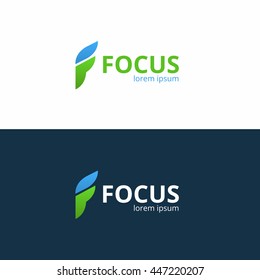 letter F logo template