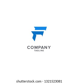 letter F logo vector