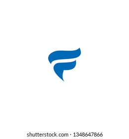 letter F logo vector