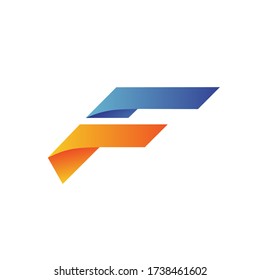 
Letter f logo in vector