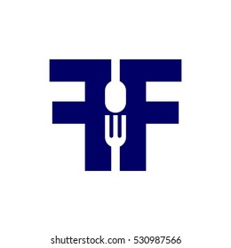 letter f and f logo vector