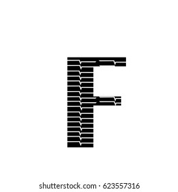 letter F logo vector