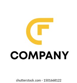 letter F logo vector design