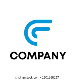 letter F logo vector design