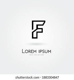 plantilla de diseño de vector de logotipo F de letra
Letra decorativa del alfabeto del arte de la línea. F elementos de plantilla de diseño de iconos de logotipo - signo vectorial. Elegante letra y número de letras del alfabeto impresionante.