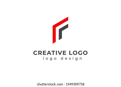 letter F logo. Vector Logo Design Template Element