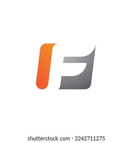 Elementos de plantilla de vector de logotipo F de letra