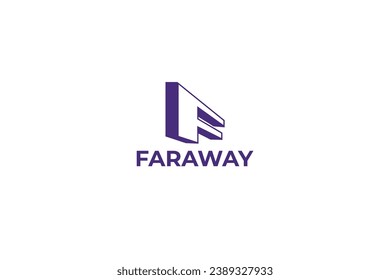 letter f logo vector template logo design